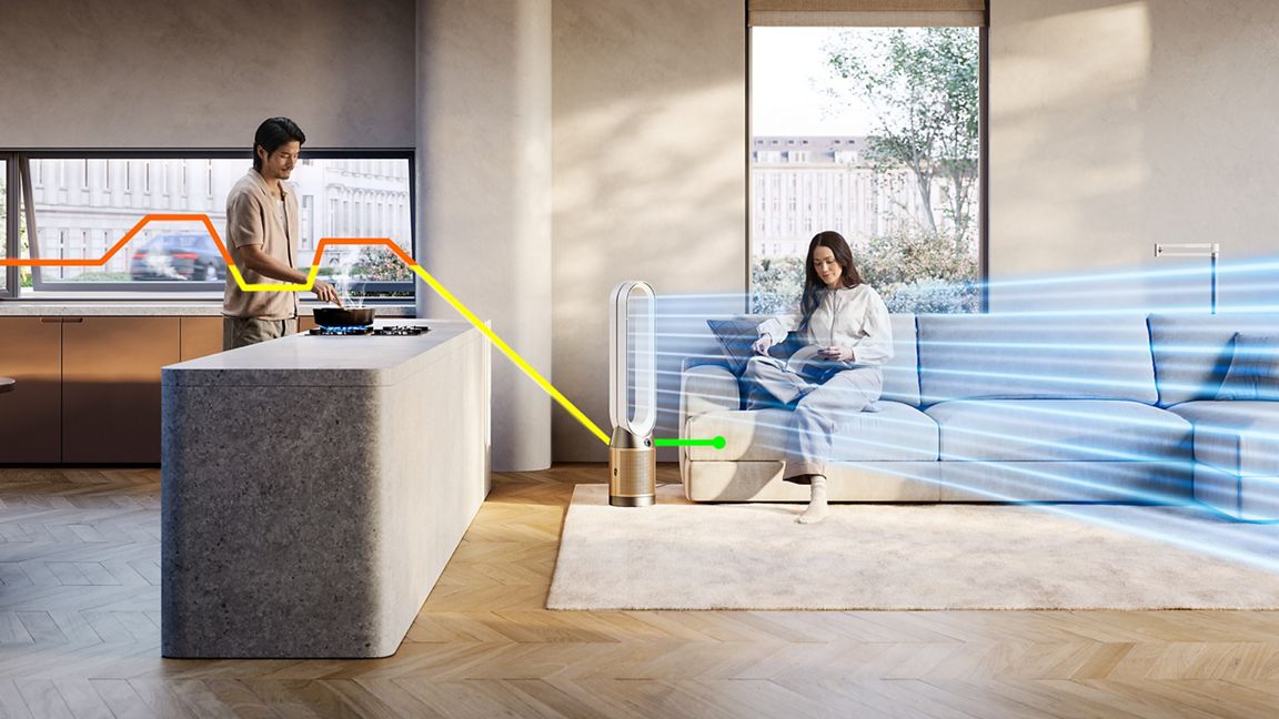 Purificateur ventilateur Dyson Cool PC2 De-NOx TP12